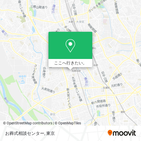 お葬式相談センター地図