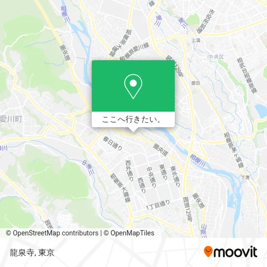 龍泉寺地図