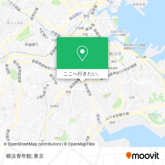 横浜青年館地図