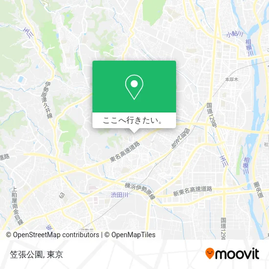 笠張公園地図