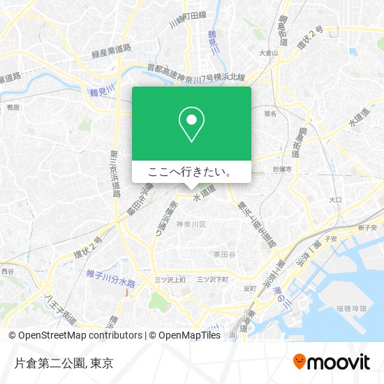 片倉第二公園地図