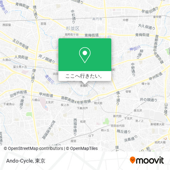 Ando-Cycle地図