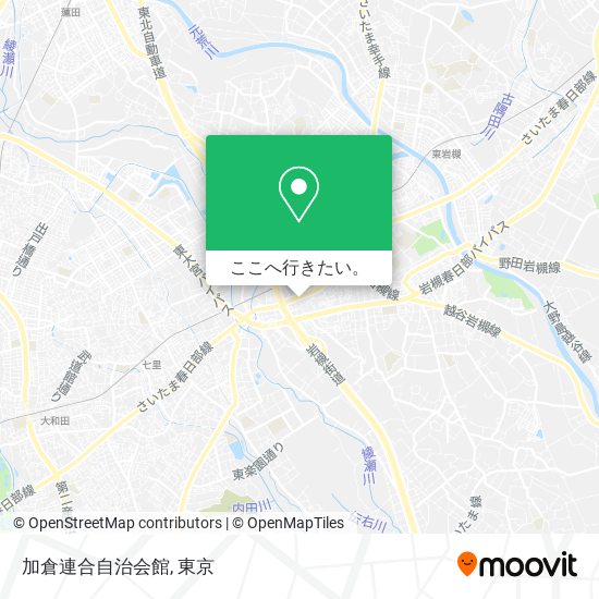 加倉連合自治会館地図