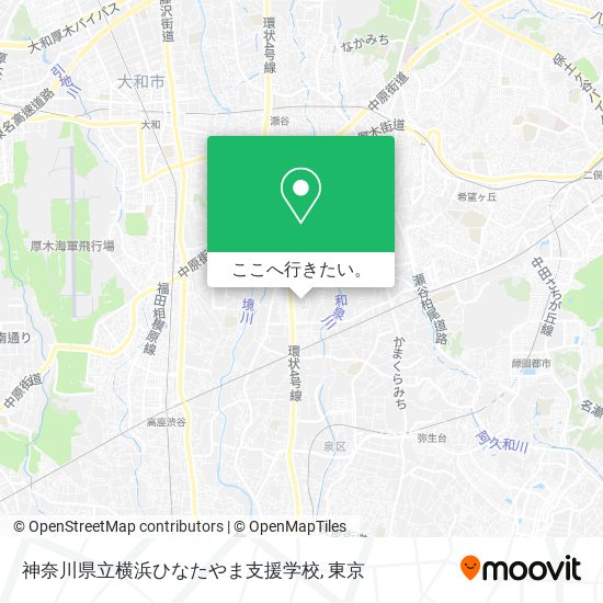 神奈川県立横浜ひなたやま支援学校地図