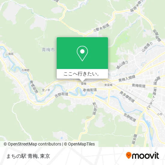 まちの駅 青梅地図