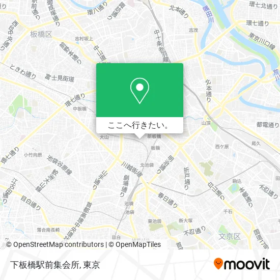 下板橋駅前集会所地図
