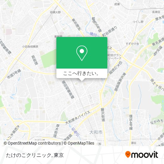 たけのこクリニック地図