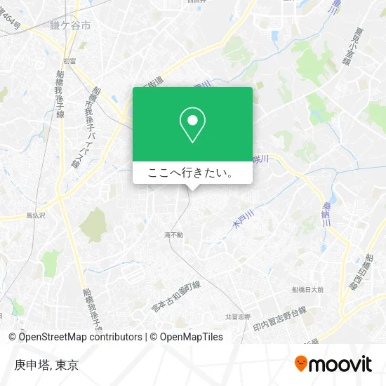 庚申塔地図