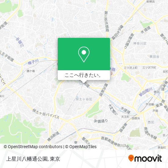 上星川八幡通公園地図