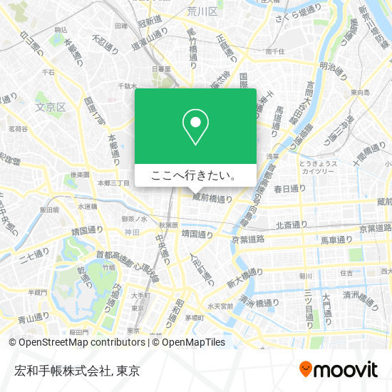 宏和手帳株式会社地図