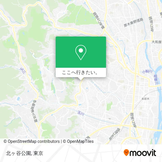 北ヶ谷公園地図