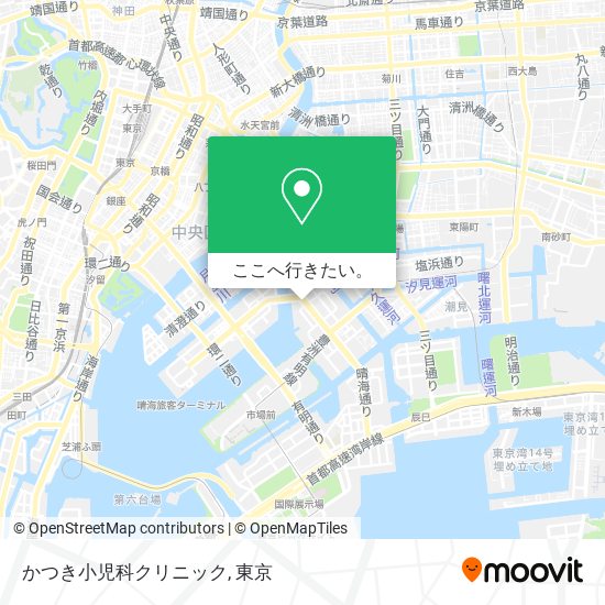 かつき小児科クリニック地図