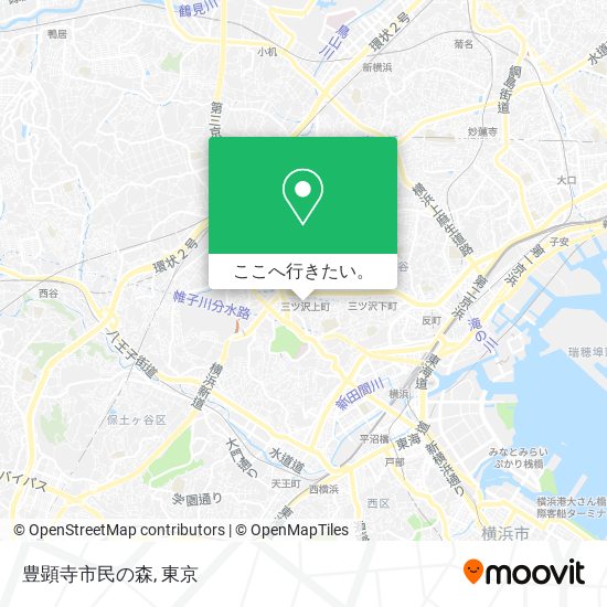 豊顕寺市民の森地図