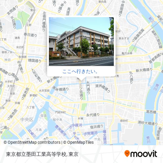 東京都立墨田工業高等学校地図