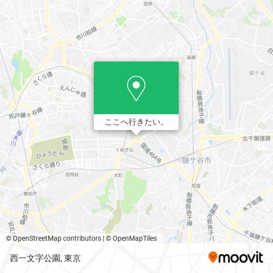 西一文字公園地図