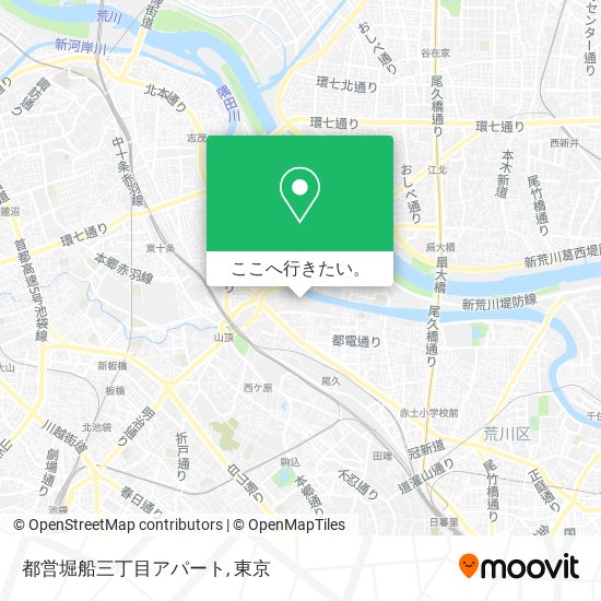 都営堀船三丁目アパート地図