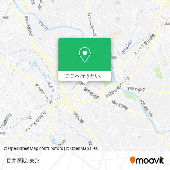 長井医院地図