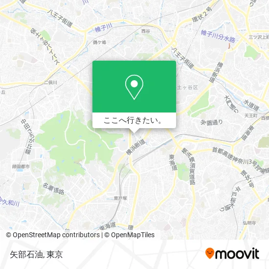 矢部石油地図