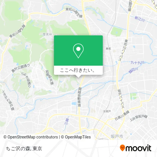 ちご沢の森地図