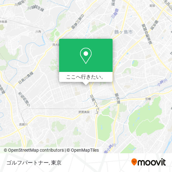 ゴルフパートナー地図