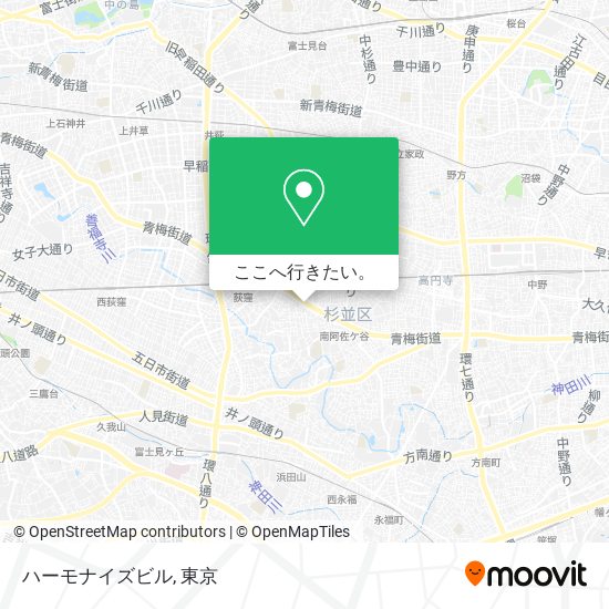 ハーモナイズビル地図