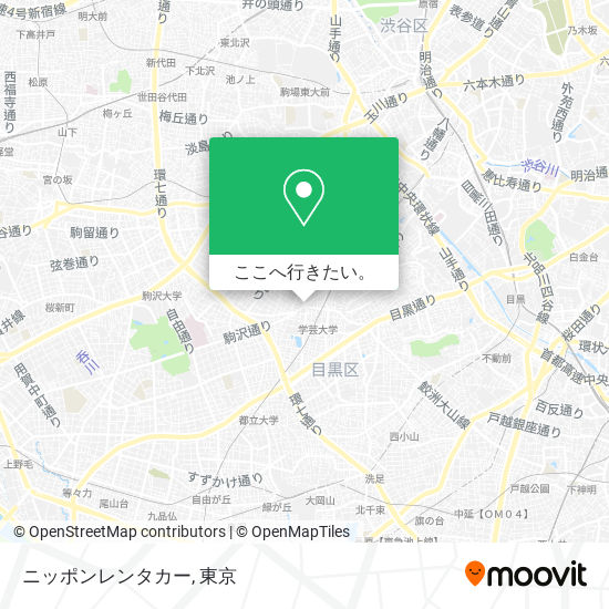 ニッポンレンタカー地図