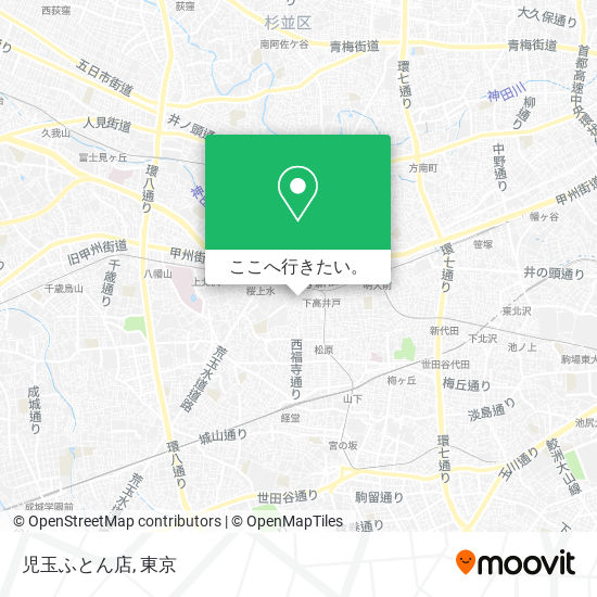 児玉ふとん店地図