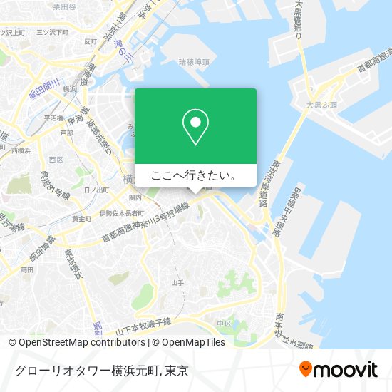 グローリオタワー横浜元町地図