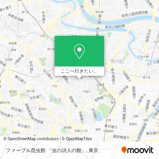 ファーブル昆虫館 「虫の詩人の館」地図