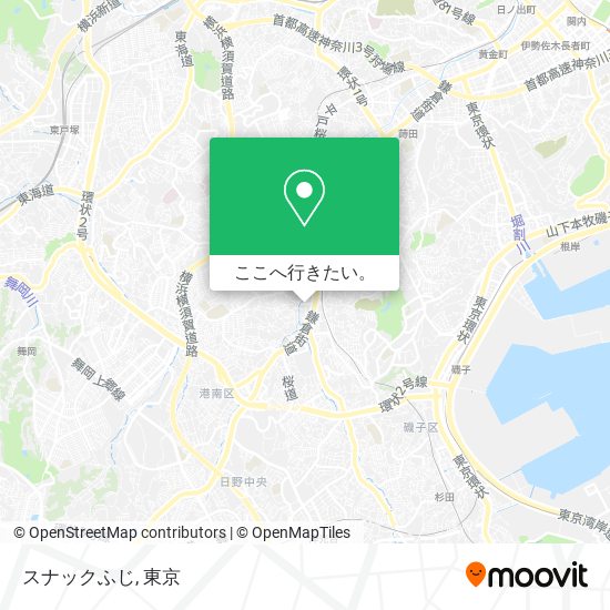 スナックふじ地図