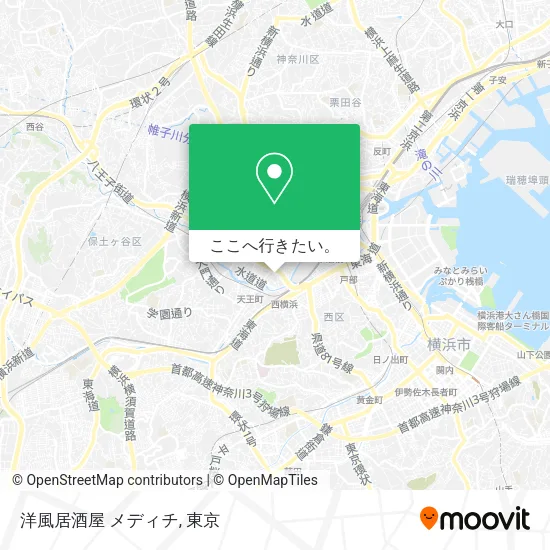 洋風居酒屋 メディチ地図