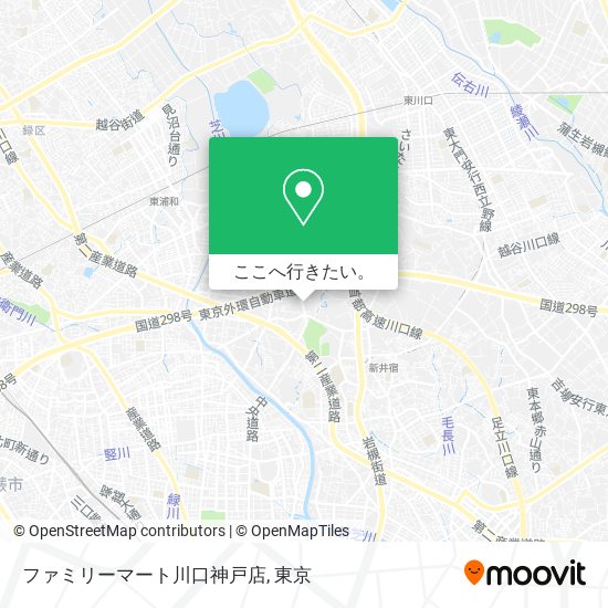 ファミリーマート川口神戸店地図