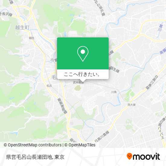 県営毛呂山長瀬団地地図
