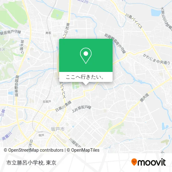 市立勝呂小学校地図