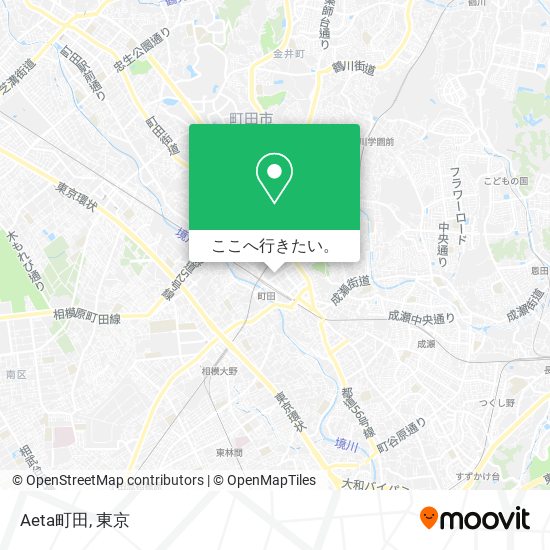 Aeta町田地図