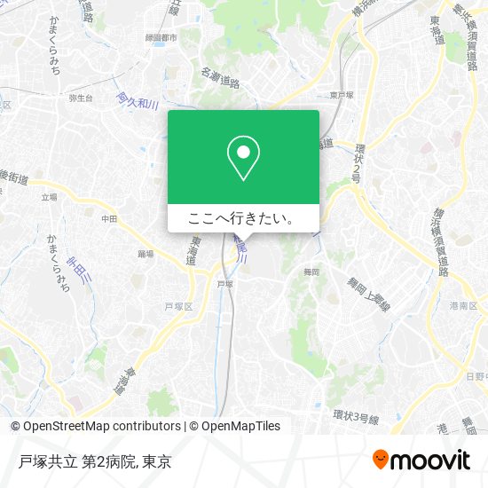 戸塚共立 第2病院地図