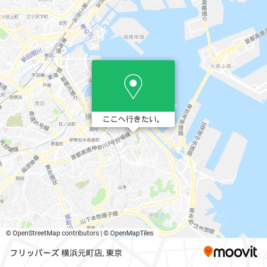 フリッパーズ 横浜元町店地図