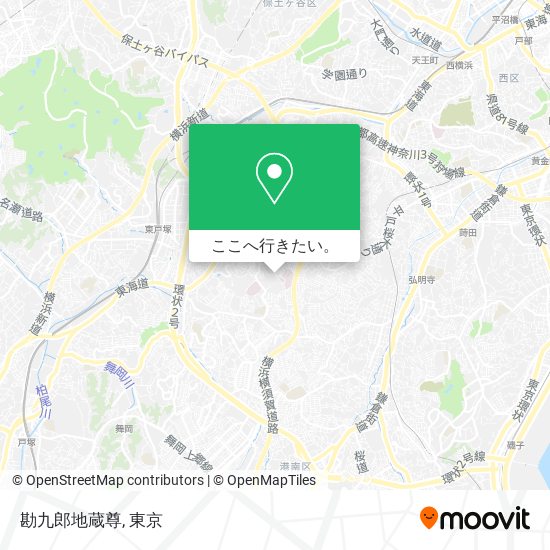 勘九郎地蔵尊地図