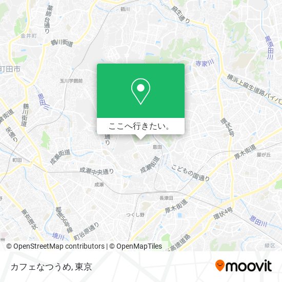 カフェなつうめ地図