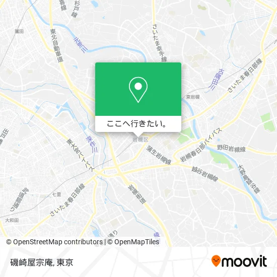 磯崎屋宗庵地図