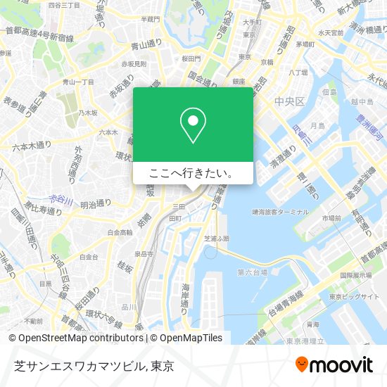 芝サンエスワカマツビル地図