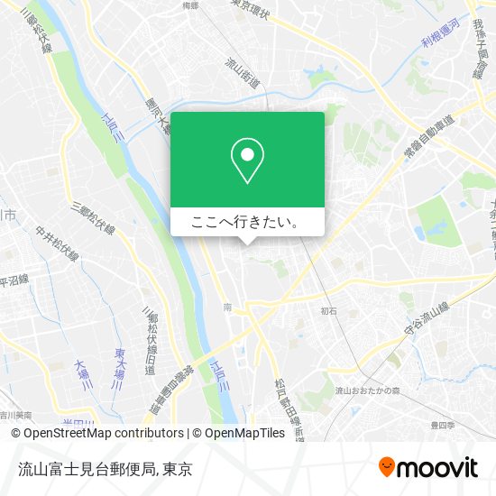 流山富士見台郵便局地図