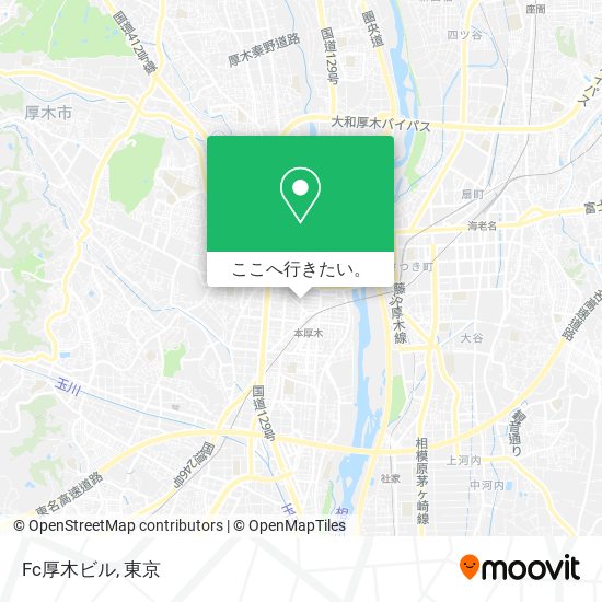 Fc厚木ビル地図