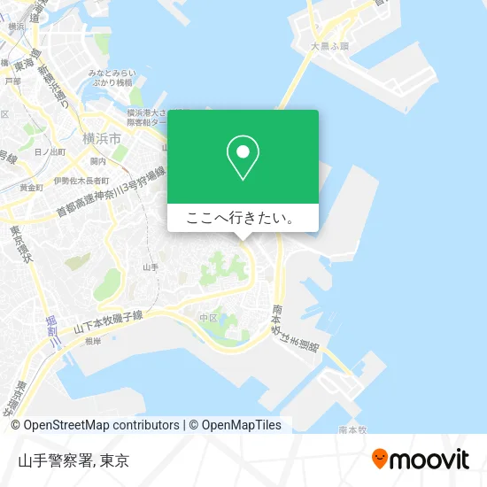 山手警察署地図