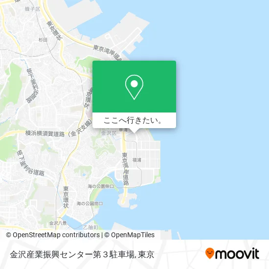 金沢産業振興センター第３駐車場地図