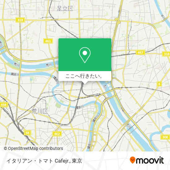 イタリアン・トマト Cafejr.地図