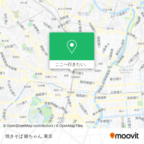 焼きそば 銀ちゃん地図