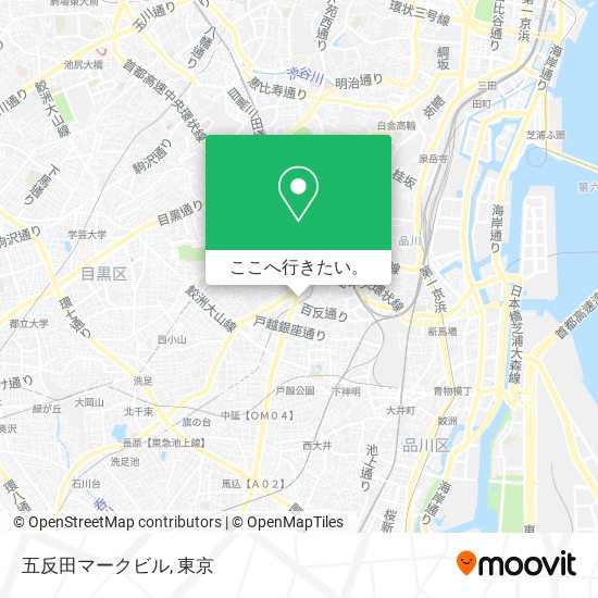 五反田マークビル地図