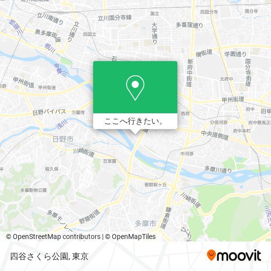四谷さくら公園地図