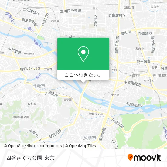 四谷さくら公園地図